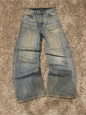Weekday Light Blue Relaxed Men's Jeans - Wide Leg